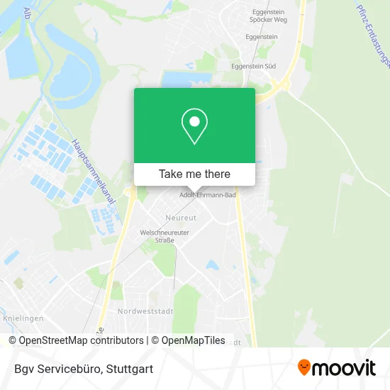 Bgv Servicebüro map