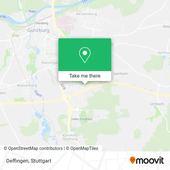Deffingen map
