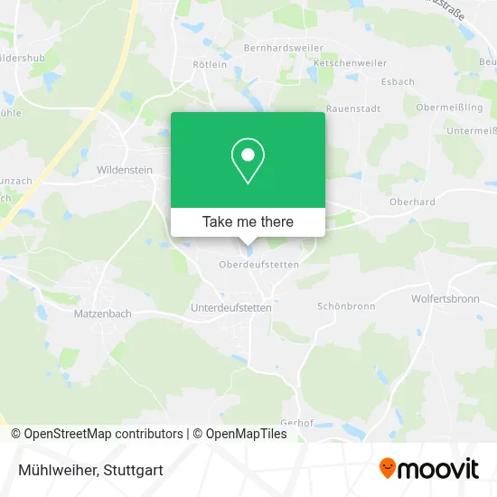 Mühlweiher map
