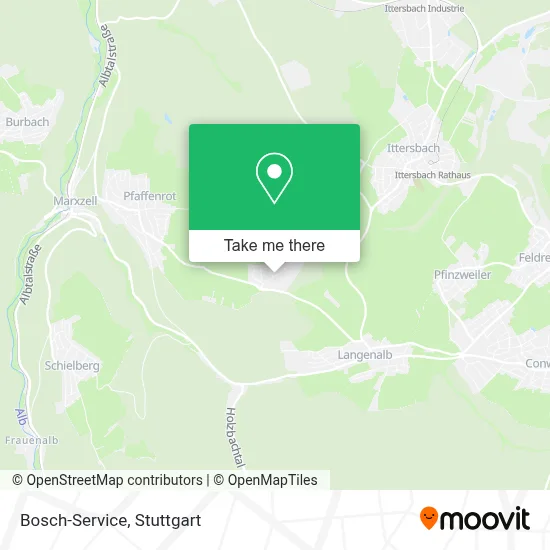 Bosch-Service map