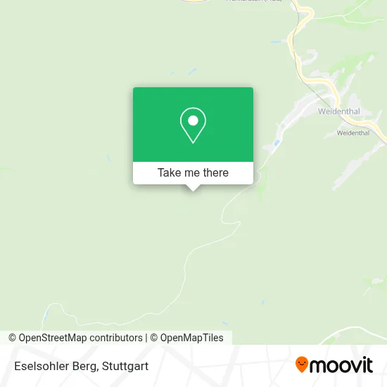 Eselsohler Berg map