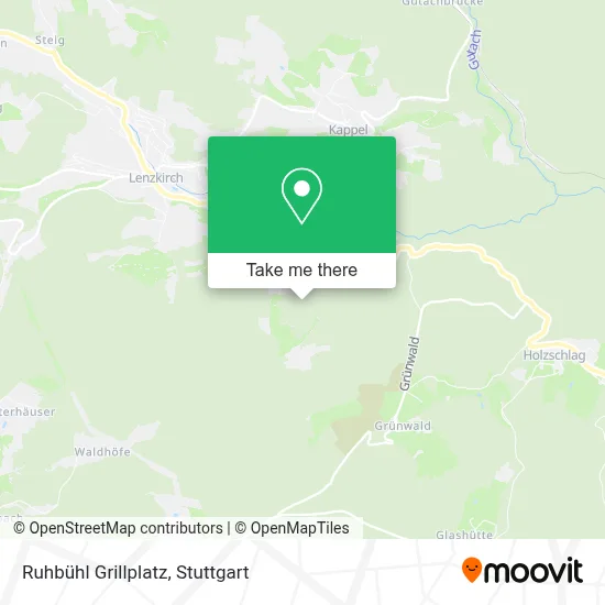 Ruhbühl Grillplatz map