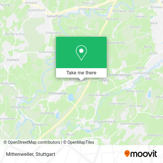 Mittenweiler map