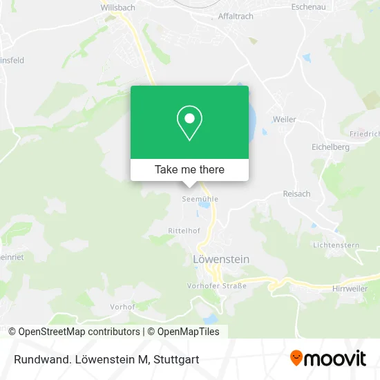 Rundwand. Löwenstein M map