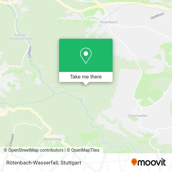 Rötenbach-Wasserfall map