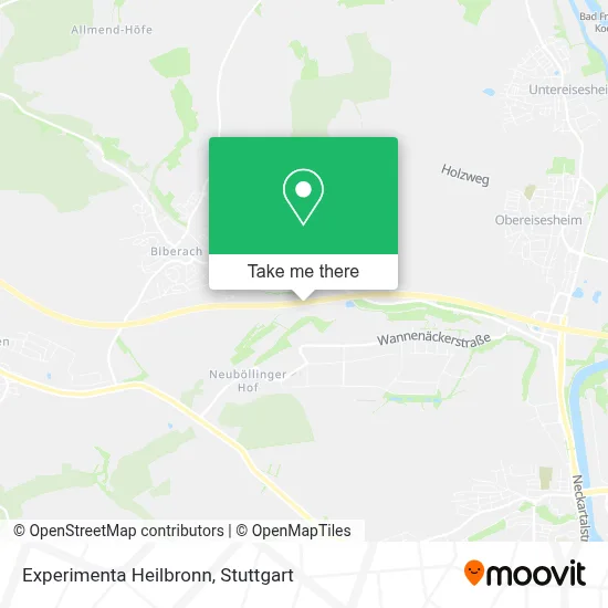Experimenta Heilbronn map