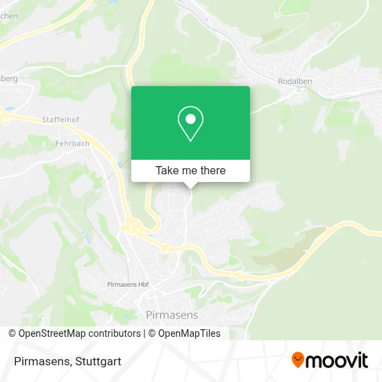 Pirmasens map