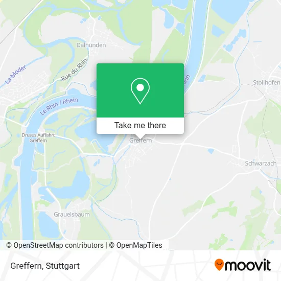 Greffern map