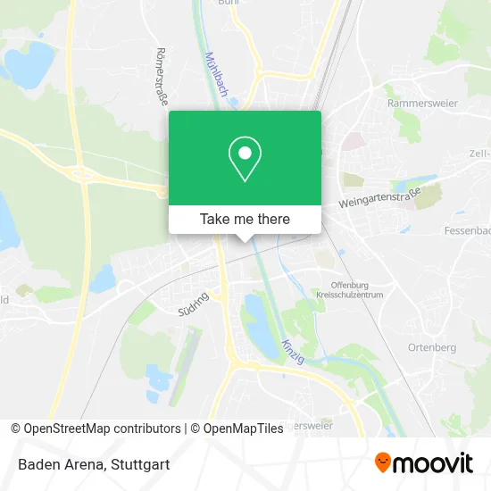 Baden Arena map