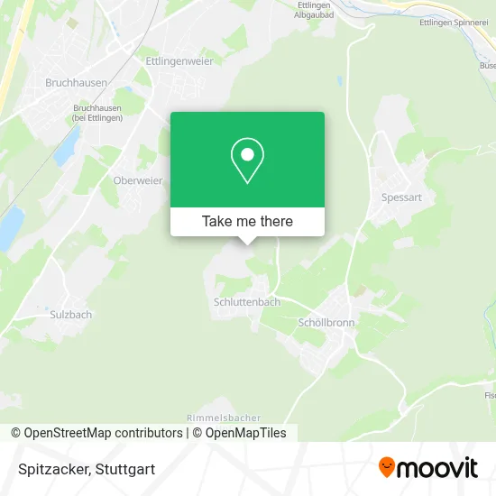 Spitzacker map