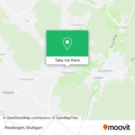Riedlingen map
