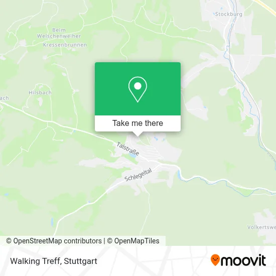 Walking Treff map