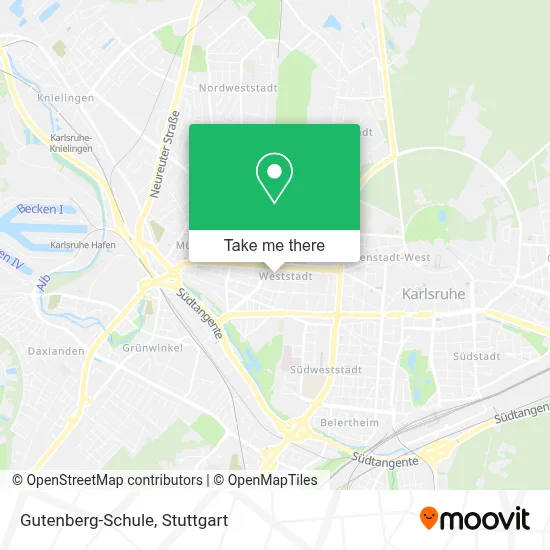 Gutenberg-Schule map
