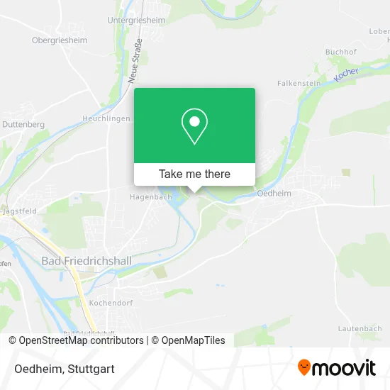 Oedheim map