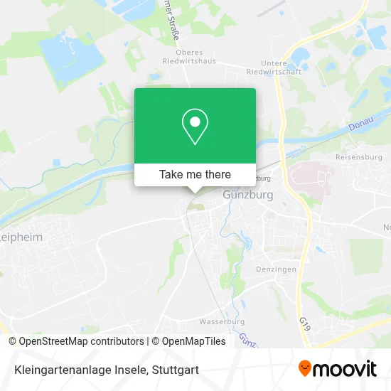 Kleingartenanlage Insele map