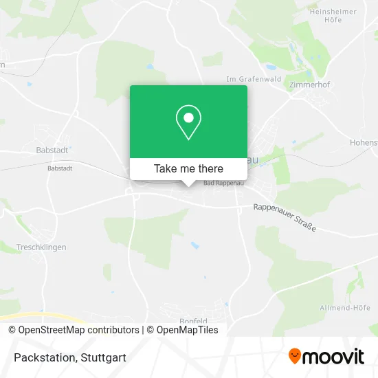 Packstation map