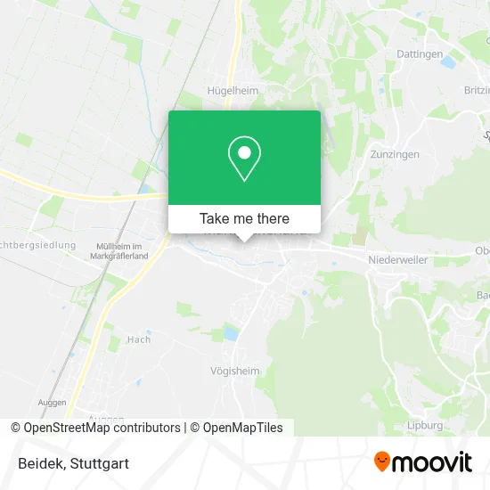 Beidek map