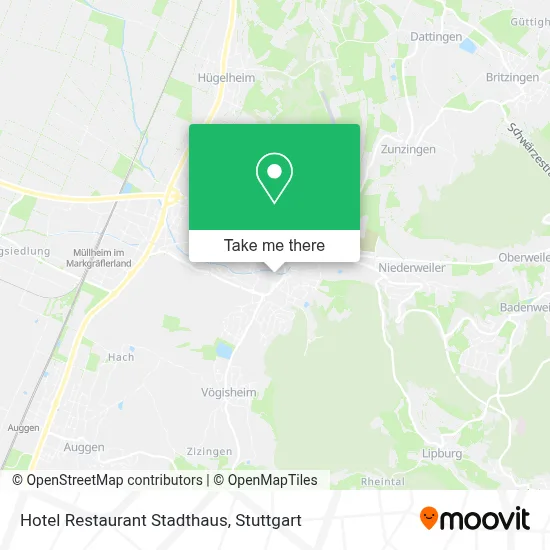 Hotel Restaurant Stadthaus map