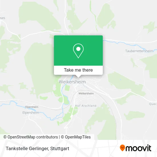 Tankstelle Gerlinger map