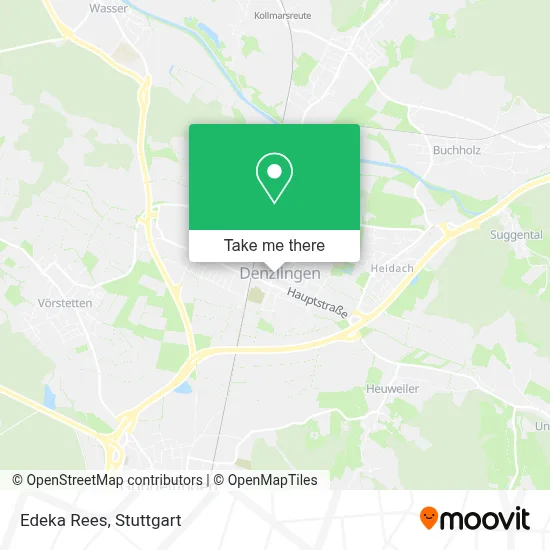 Edeka Rees map