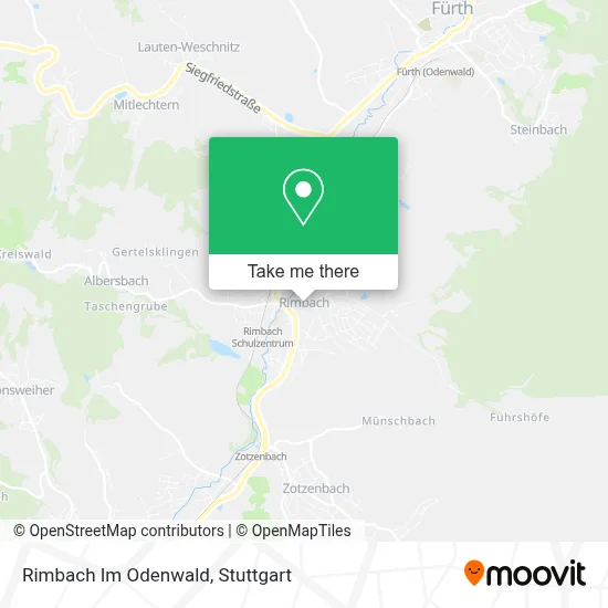 Rimbach Im Odenwald map