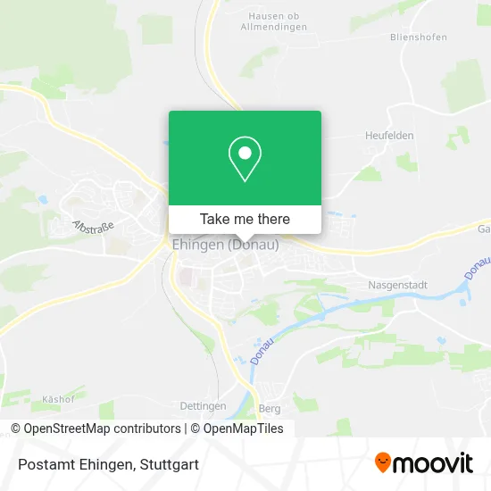 Postamt Ehingen map