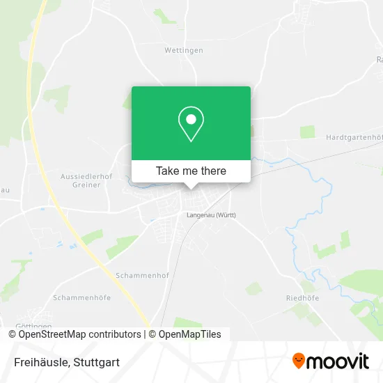 Freihäusle map