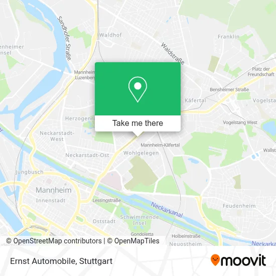 Ernst Automobile map