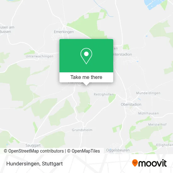 Hundersingen map