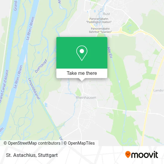 St. Astachius map