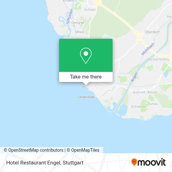 Hotel Restaurant Engel map