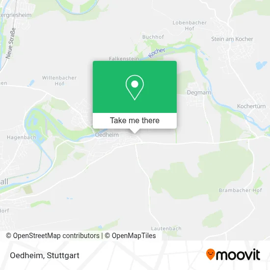 Oedheim map