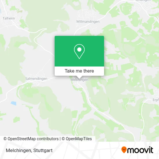 Melchingen map