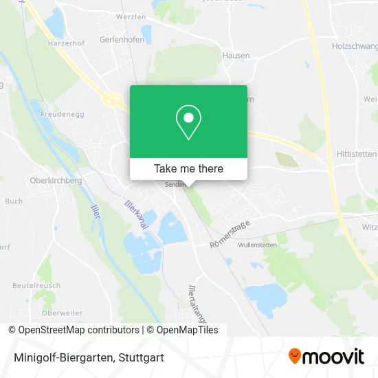Minigolf-Biergarten map
