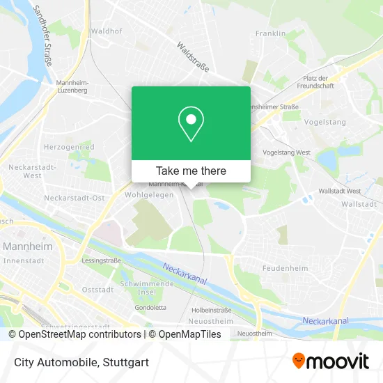 City Automobile map