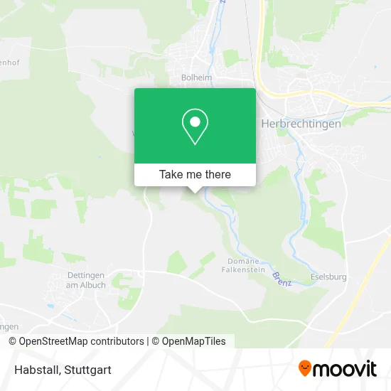 Habstall map