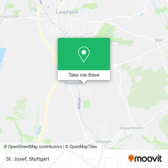 St. Josef map