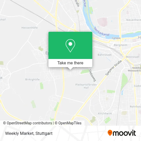 Wochenmarkt map