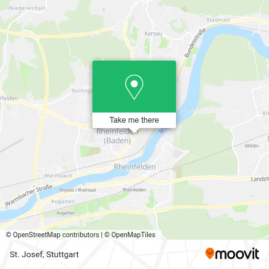 St. Josef map