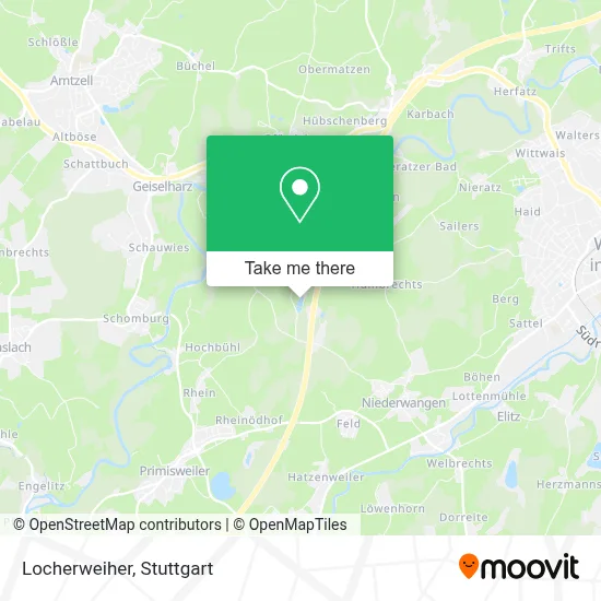 Locherweiher map