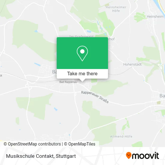 Musikschule Contakt map