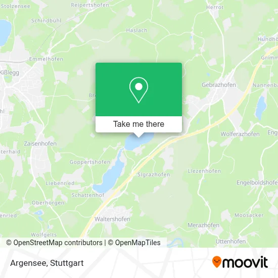 Argensee map