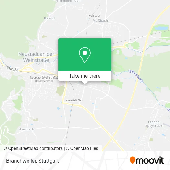 Branchweiler map