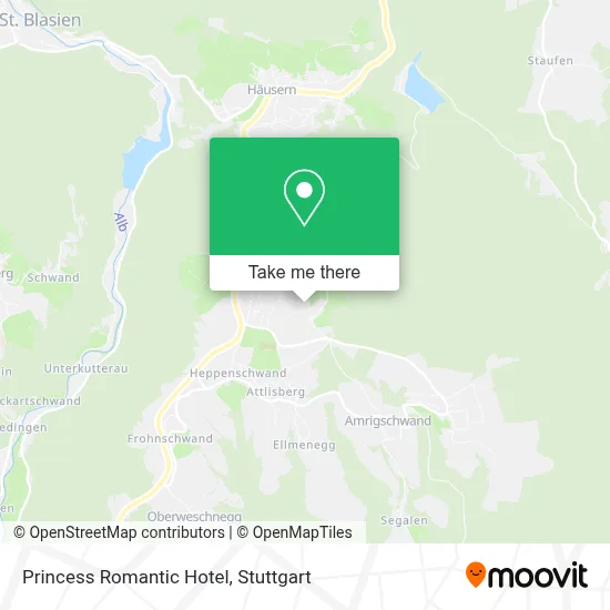 Princess Romantic Hotel map