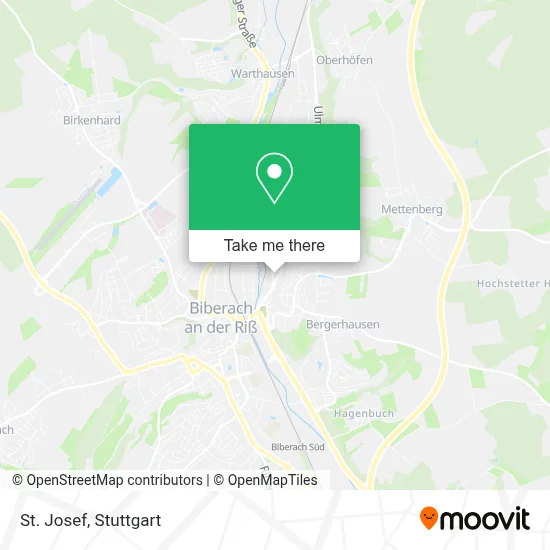 St. Josef map
