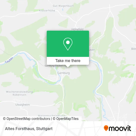 Altes Forsthaus map