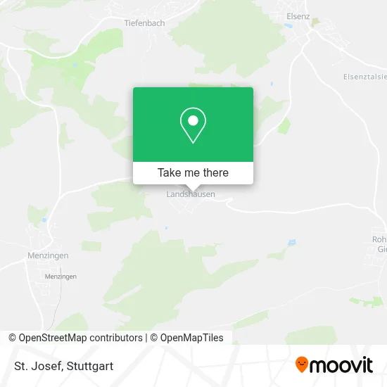 St. Josef map