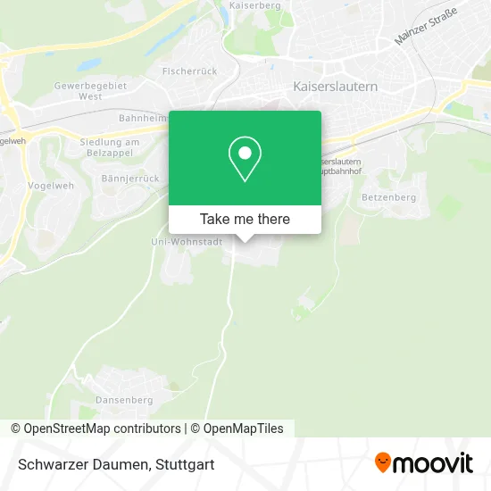 Schwarzer Daumen map
