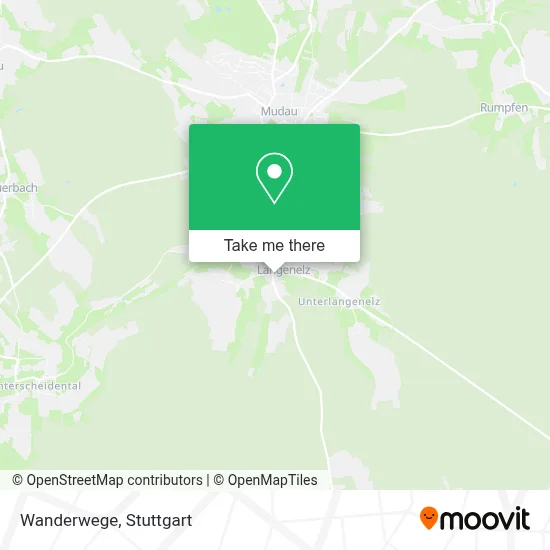Wanderwege map