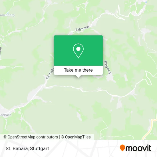 St. Babara map